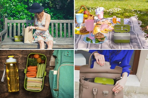 Bento Lunch Box for Adults - Leakproof Bento Snack Box Microwave - 4 compartment - Picture 7 of 7