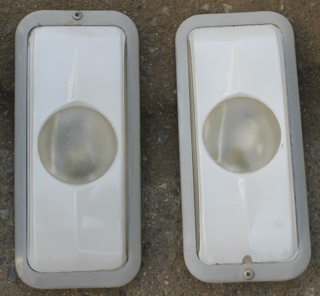 Vintage RV Trailer Lights Glass OF eBay