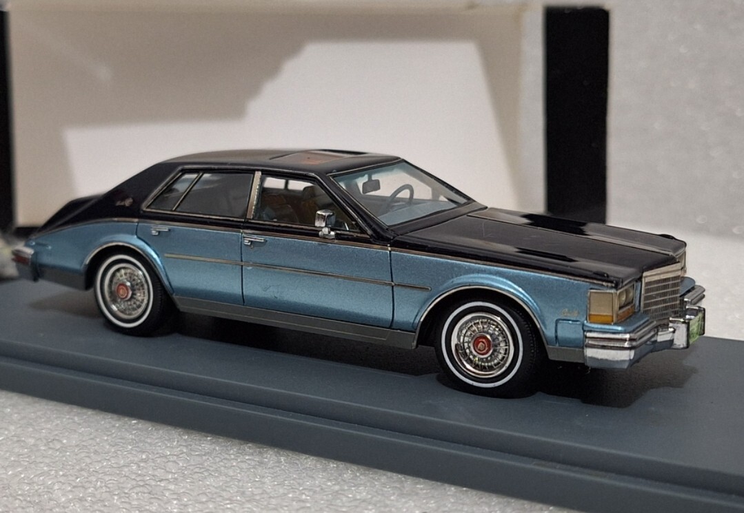 Cadillac Seville MKII 1981 2 Tone Blue Met 1:43 Neo 43727