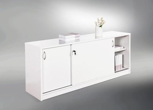 Reception Counter Buffet in Gloss White - Picture 3 of 7