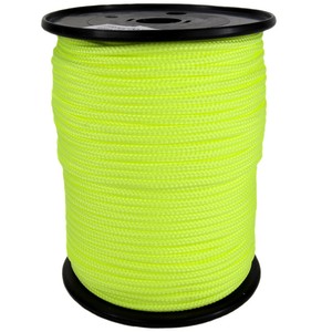 PP Seil Tauwerk Flechtleine 4mm 100m Marine wie Paracord Kordel Flechtschnur