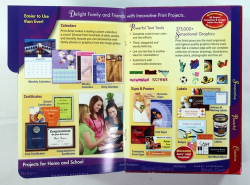 Print Artist Platinum Edition Version 24 - Windows XP, Vista, or 7 DVD. NIB - Picture 5 of 12