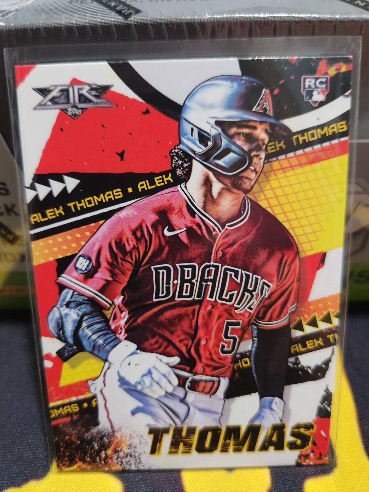 2022 Topps Fire Alek Thomas RC Arizona Diamondbacks #117 Rookie PWE