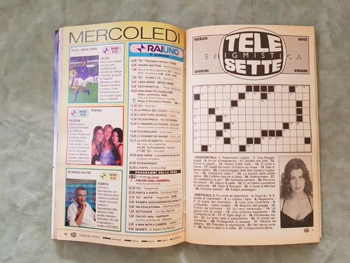 14) TELESETTE ITALIAN MAGAZINE N 46/2000 GREGGIO IACCHETTI PLACIDO RINALDI CARRA - Photo 10 sur 12