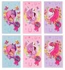 6 Pony Notebooks - Pinata Toy Loot/Party Bag Fillers Childrens/Kids Horse Girls