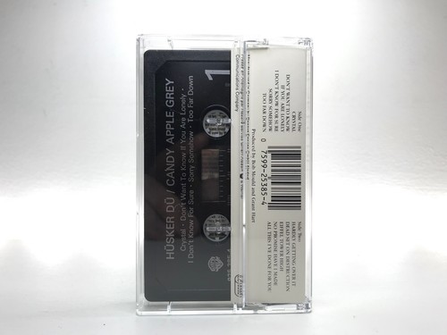 Hüsker Dü CANDY APPLE GREY Cassette WX40C **1ST ISSUE 1986** NEAR MINT CONDITION - Picture 5 of 11