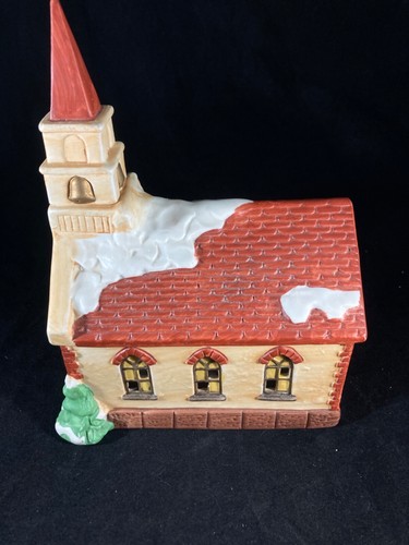 VINTAGE ST MARY'S CHURCH 1991 AMERICANA NATIONAL DECOR PORZELLAN WEIHNACHTEN - Bild 2 von 5