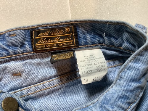 Vintage Eddie Bauer Relaxed Jeans Damen 14R (30x30) Blau Denim Made in USA - Bild 5 von 9