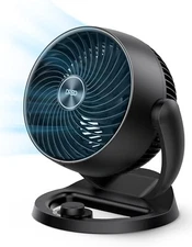 Dreo Fans for Home Bedroom, Table Air Circulator Fan for Whole Room 12 Inch 70ft