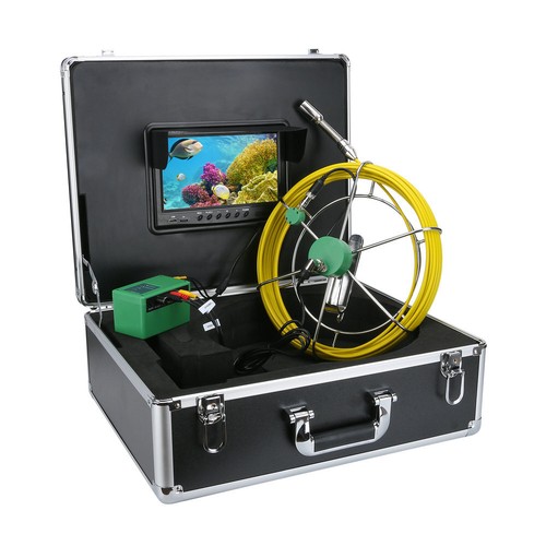 9"LCD DVR Pipe Sewer Pipeline Inspection Camera 1000TVL Camera w/ 6W LED Lights - Picture 12 of 12