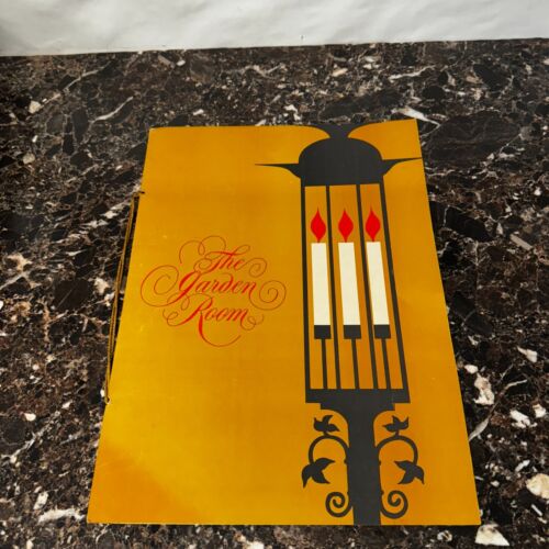Menu ristorante sala giardino Sands Las Vegas Nevada The Garden 1974 originale d'epoca - Foto 7 di 7
