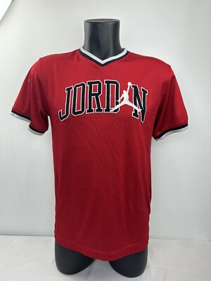 Michael Jordan メッシュシャツ※jordan23 Jordan Brand Mesh Jersey Shirt #23 Air Jordan Red Black