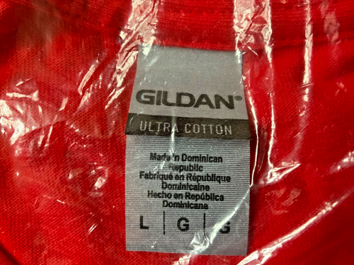2021 Brand New Unisex Adults I Love Animals Large Red ❤️ Gildan T-Shirt - Picture 4 of 5