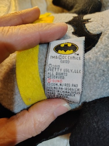 DC Comics Black Batman Uglydoll Ice Bat Plush sell - Picture 3 of 5