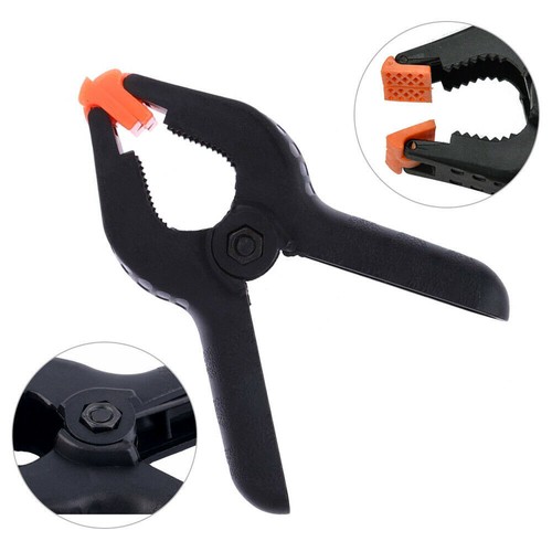 2-50Pcs 2/3/4/6in Plastic Spring Clamps Small Tool Clip Lot Jaw Opening - Picture 5 of 15