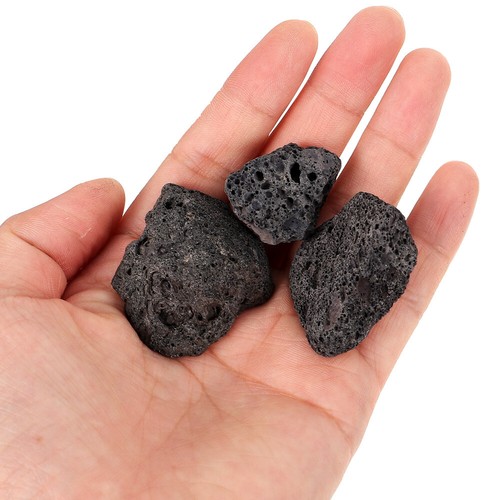 1 Pack of Fish Tank Small Natural Stones Decorations Potted - Picture 3 of 12