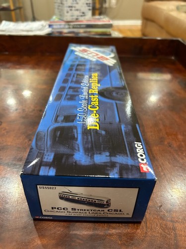 CORGI VINTAGE BUS LINES PCC STREETCAR CSL CHICAGO SURFACE LINES NIB 1/50 - Picture 5 of 7