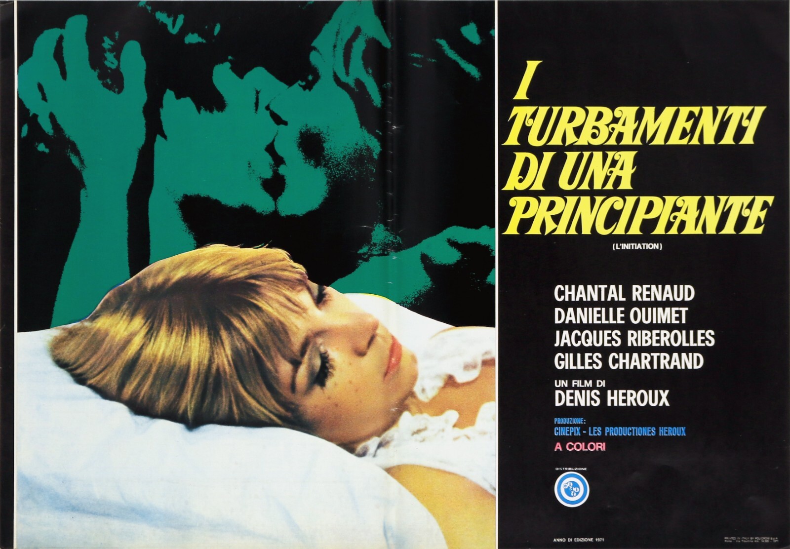 I TURBAMENTI DI UNA PRINCIPIANTE FOTOBUSTE 8+SOGG.1970 L'INITIATION LOBBY CARD - Foto 3 di 10