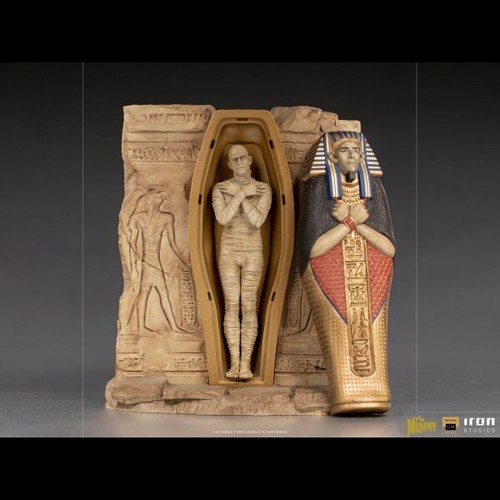 -=] IRON STUDIOS DELUXE - The Mummy 1/10 statua [=- - Foto 1 di 6