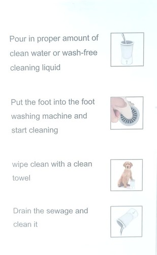 Dog Cat Pet Foot Washer Paw Automatic Cleaner Quickly Charging  - Bild 9 von 10