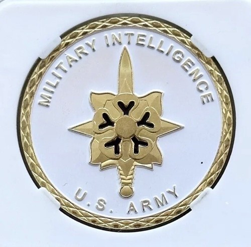 Moneda Desafío INTELIGENCIA MILITAR Ejército de Estados Unidos Agente Especial Inteligente - Imagen 3 de 3