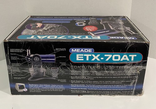 Telescopio digital Meade ETX-70AT Autostar controlador de computadora MA9 probado funciona - Imagen 18 de 20