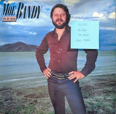 Moe Bandy One Of A Kind Vinyl Record VG/VG CBD84145 1979
