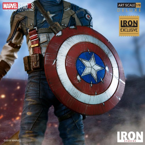 New Iron Studios MARCAS41421-10 1/10 Captain America Statue Display Figure Model - Picture 15 of 21