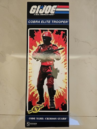 G.I. JOE CRIMSON GUARD COBRA ELITE TROOPER 1:6 SCALE FIGURE SIDESHOW EXCLUSIVE - Picture 2 of 8