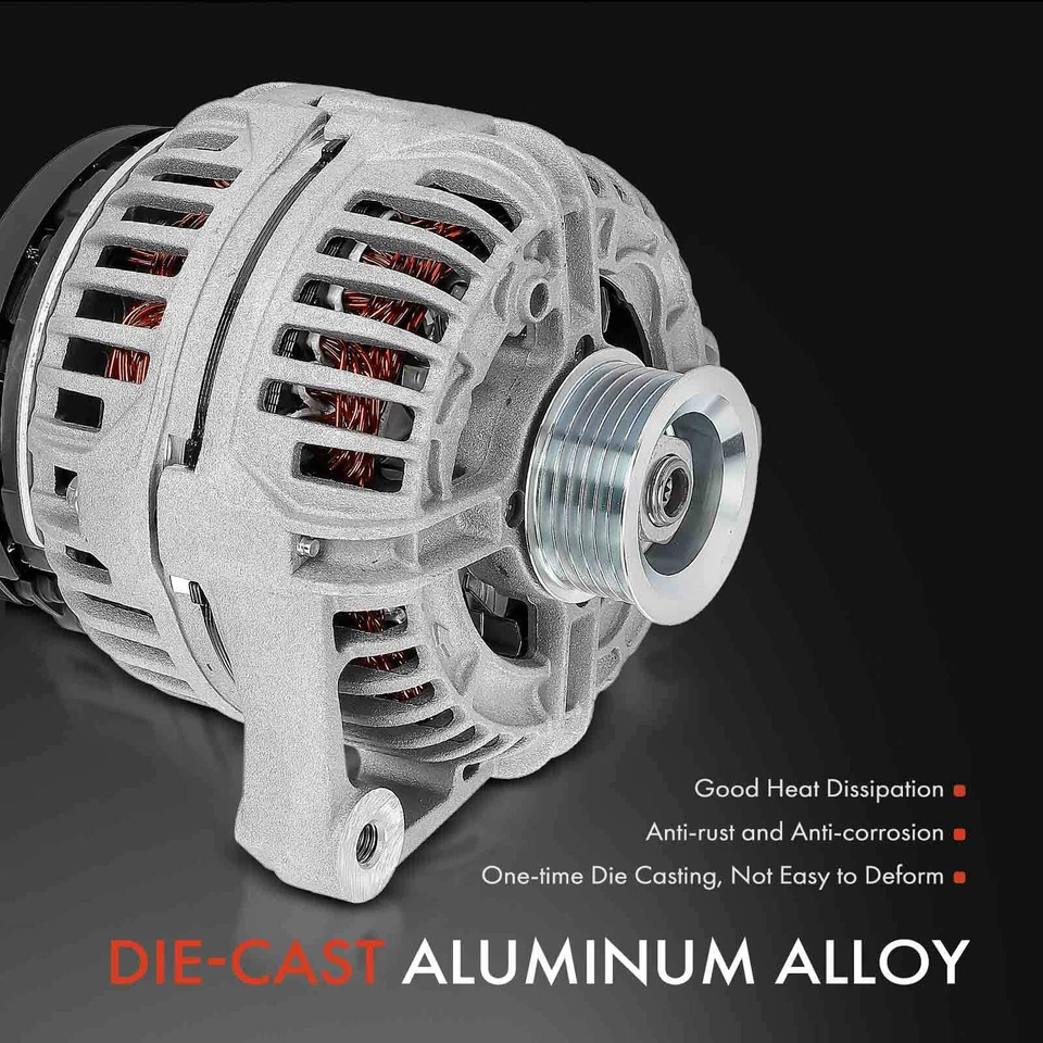 Alternador para Porsche 911 2007-2011 Boxster 07-08 Cayman 07-08 polea de 6 ranuras Foto 4 de 4