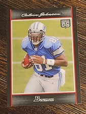 Calvin Johnson 2007 Bowman ROOKIE #145 - Detroit Lions