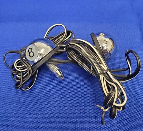 UNIVERSAL 8 BALL WINDSHIELD WASHER ACCENT LIGHT LIGHTS JET SPRAY NOZZLE BLUE LED - Bild 9 von 9