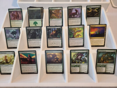 #ad Pauper EDH Commander Deck Mowu Mono Green 1 1 counters $15.50