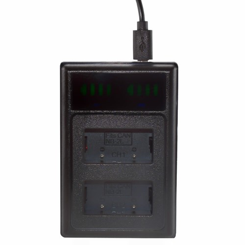 Cargador de batería NB-2L NB-2LH para Canon EOS 350D 400D Digital Rebel XT XTi Kiss - Imagen 5 de 7