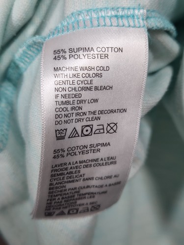 Tommy Bahama Mens 2XL Aqua Blue Polo Shirt Supima Cotton Blend - Picture 6 of 6