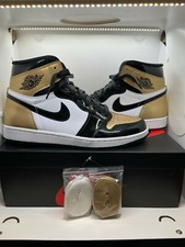 Jordan 1 Retro High OG NRG Gold Toe 2018 / Size 10.5 / 861428-007 / USED