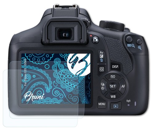 Bruni 2x Écran protecteur pour Canon EOS 1300D Protecteur d'écran - Photo 3 sur 4