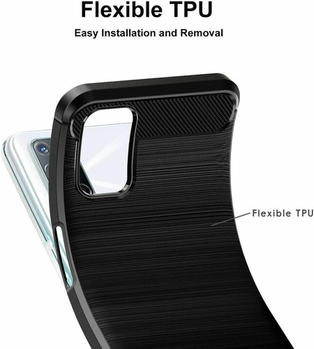 CARBON HÜLLE Für MOTOROLA EDGE 50 NEO HANDY SCHUTZHÜLLE SCHWARZ TPU SILIKON CASE - 第 17/21 張圖片