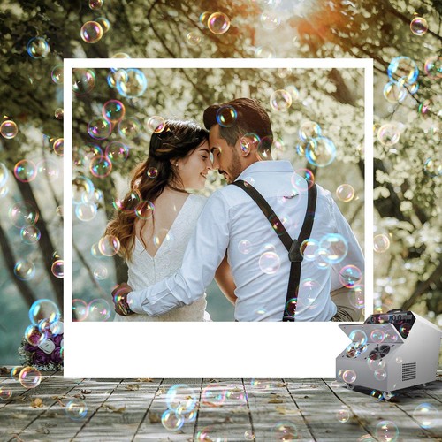 Automatic Bubble Machine Bubble Maker Blower For DJ Party Stage Wedding W/remote - Picture 10 of 11