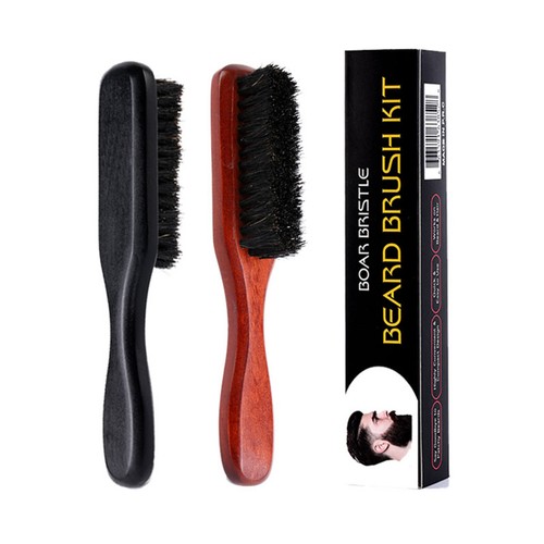 Wooden Beard & Skin Fade Brush- 100% Boar Bristles Perfect Fades Styles Grooming - Picture 8 of 14