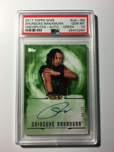 Shinsuke-Nakamura-2017-Topps-WWE-Undisputed-Autograph-Card-UA-SN-PSA-10-Auto