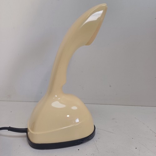 Ericson Cobra Ericofone Telephone (c) 1956 White/Cream Rotary Dial Sweden Design - Photo 4/10