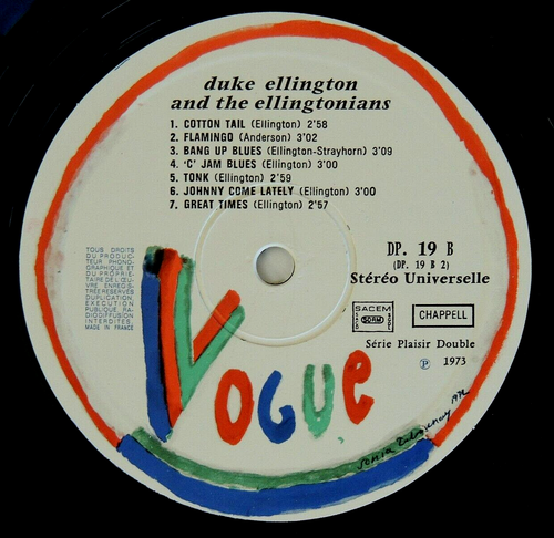 Duke Ellington Duke Ellington & The Ellingtonians 2xLP French Vogue Press 1973 - Picture 9 of 9