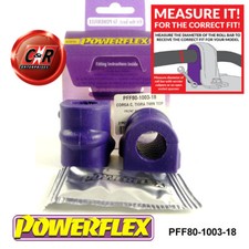 Powerflex Front Arb Mnt Buchsen 18mm für Opel Tigra Twintop 04on PFF80-1003-18