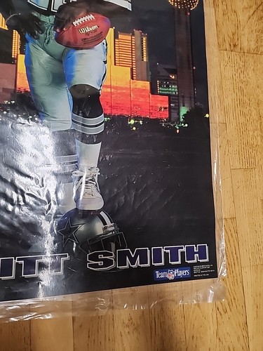 Cartel del equipo NFL Dallas Cowboys Emmitt Smith 1992 "Catch 22" 23x35 laminado - Imagen 3 de 5