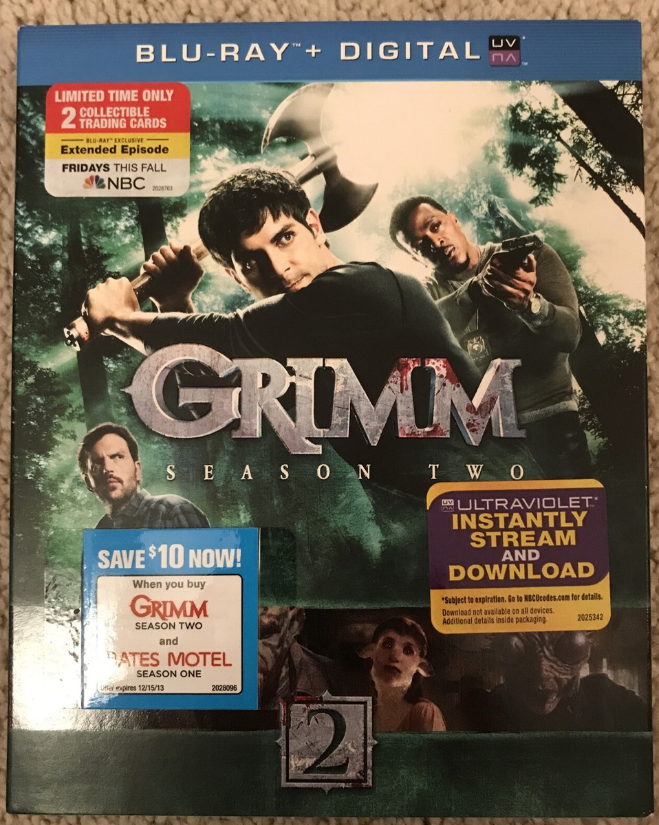 Grimm: Season Two (Blu-ray, Digital HD, 2013) NEW w