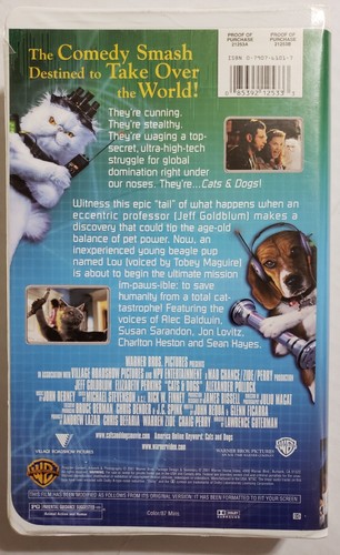 Cats & Dogs VHS 2001 (Clamshell) - Bild 2 von 3