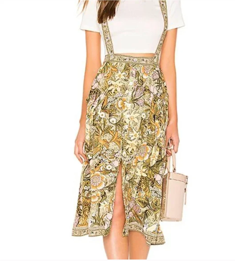 Jungle midi sundress spell top