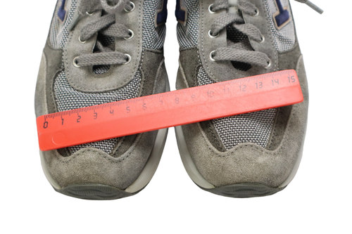 Hogan Baskets Femmes Ue 38 Gris Lacets Bout Carré Bas Haut Décontracté - Imagen 13 de 13