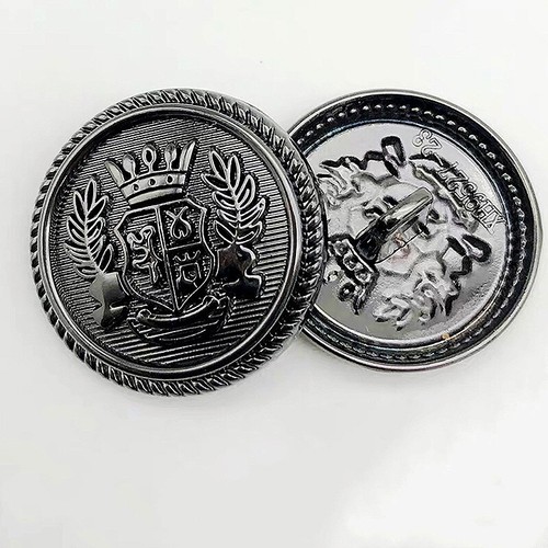 10 Pcs Metal Blazer Button Vintage Decor Blazer Buttons Metal Button DIY Sewing - Picture 17 of 25
